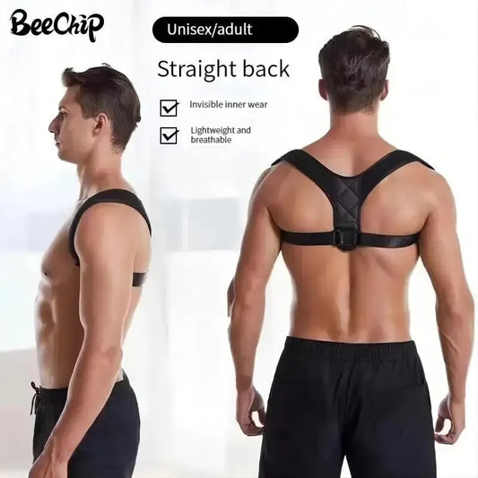 Back Posture Correction Belt – Hunchback Prevention & Sitting Posture Support (Unisex, Breathable)