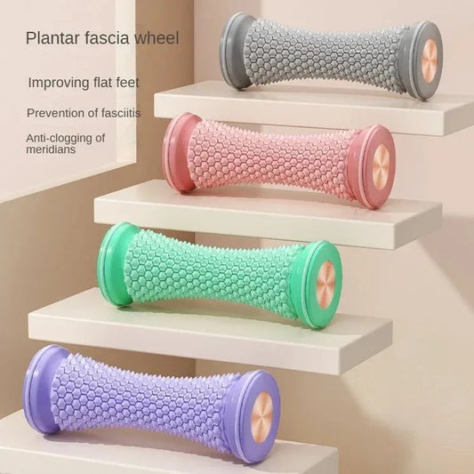 Mini Foot Massager Massage Roller Yoga Massage Ball Plantar Fascia Roller Muscle Relaxation Care Plastic Manual Foot Massager