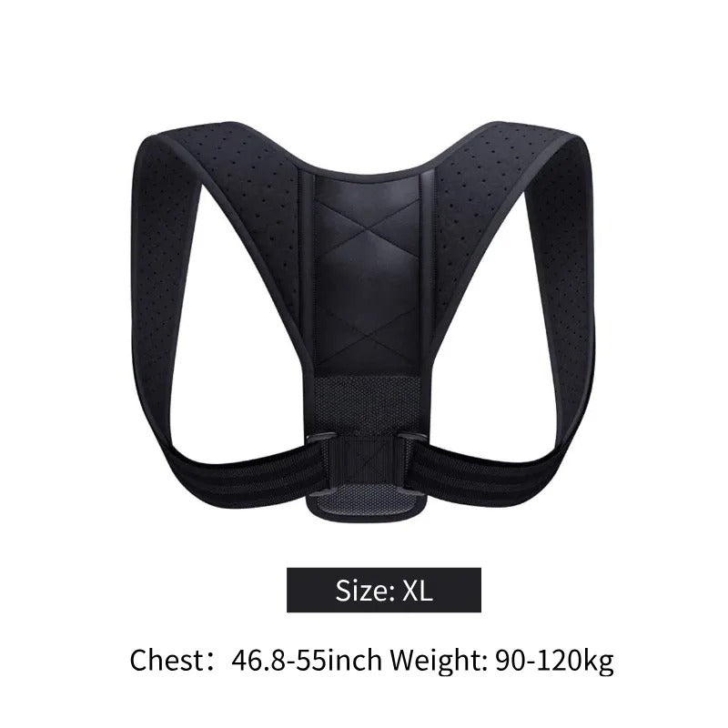 Back Posture Correction Belt – Hunchback Prevention & Sitting Posture Support (Unisex, Breathable)