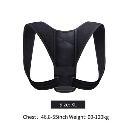 Back Posture Correction Belt – Hunchback Prevention & Sitting Posture Support (Unisex, Breathable)